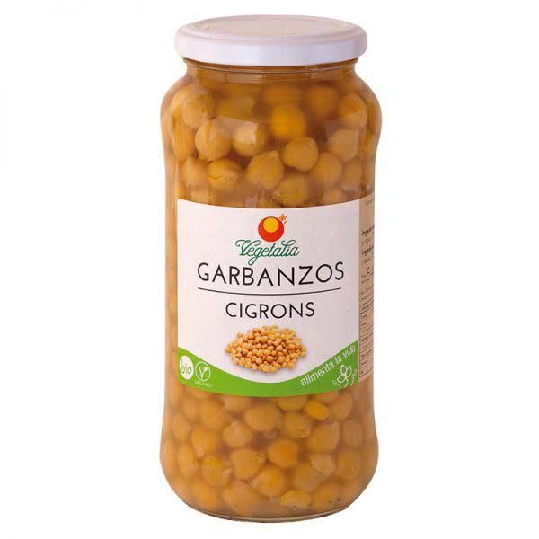 Garbanzos Cocidos Ecológicos Vegetalia 540 gr