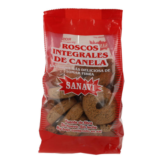 Roscos integrales de canela Sanaví 400gr