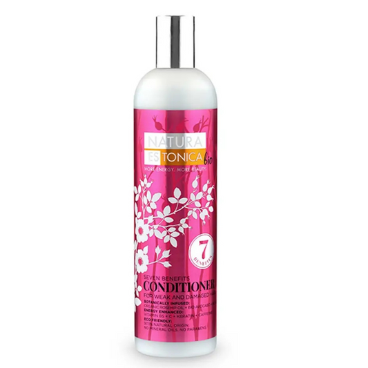 Acondicionador para cabello débil y dañado 7 benefits Natura Estonica 400 ml