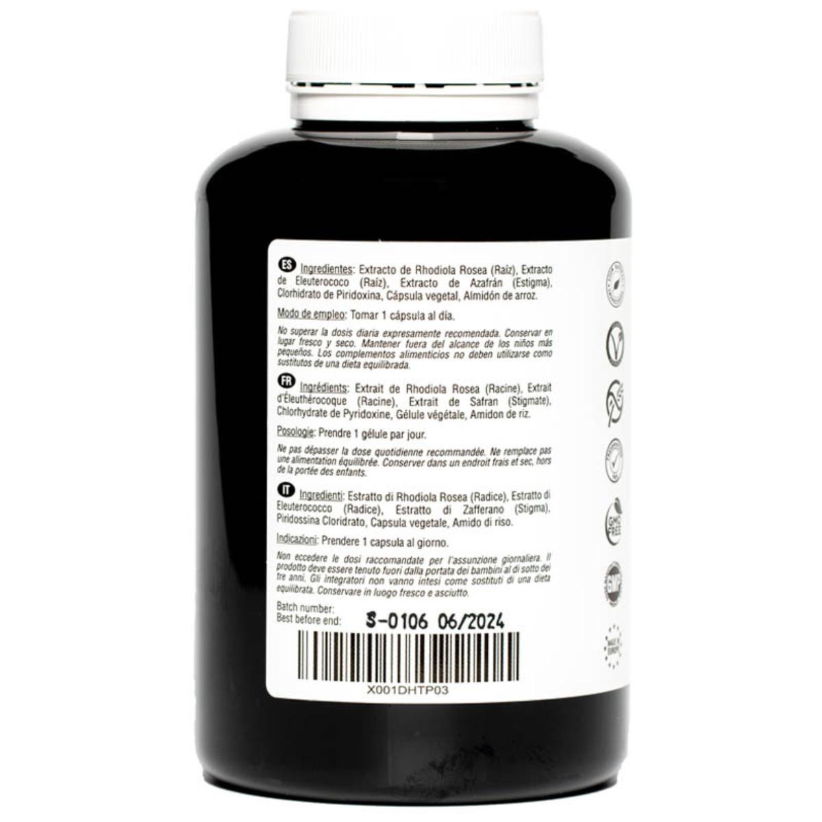 Rhodiola Rosea 4000 mg 180 cápsulas veganas Hivital