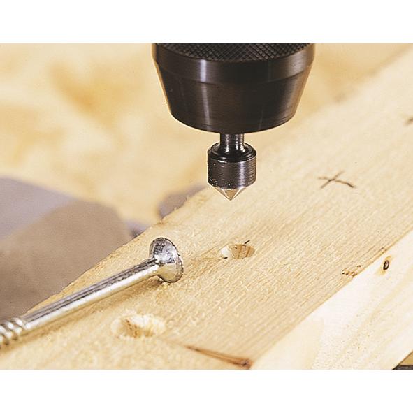 1 avellanador HSS, vástago 8 mm Wolfcraft Ø 16, 45°