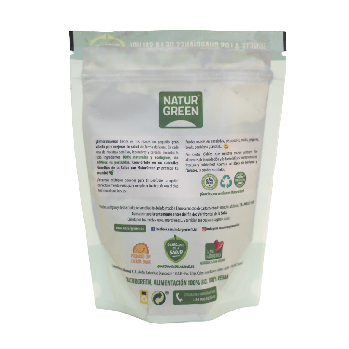 Cacao desgrasado Bio Naturgreen 225 g