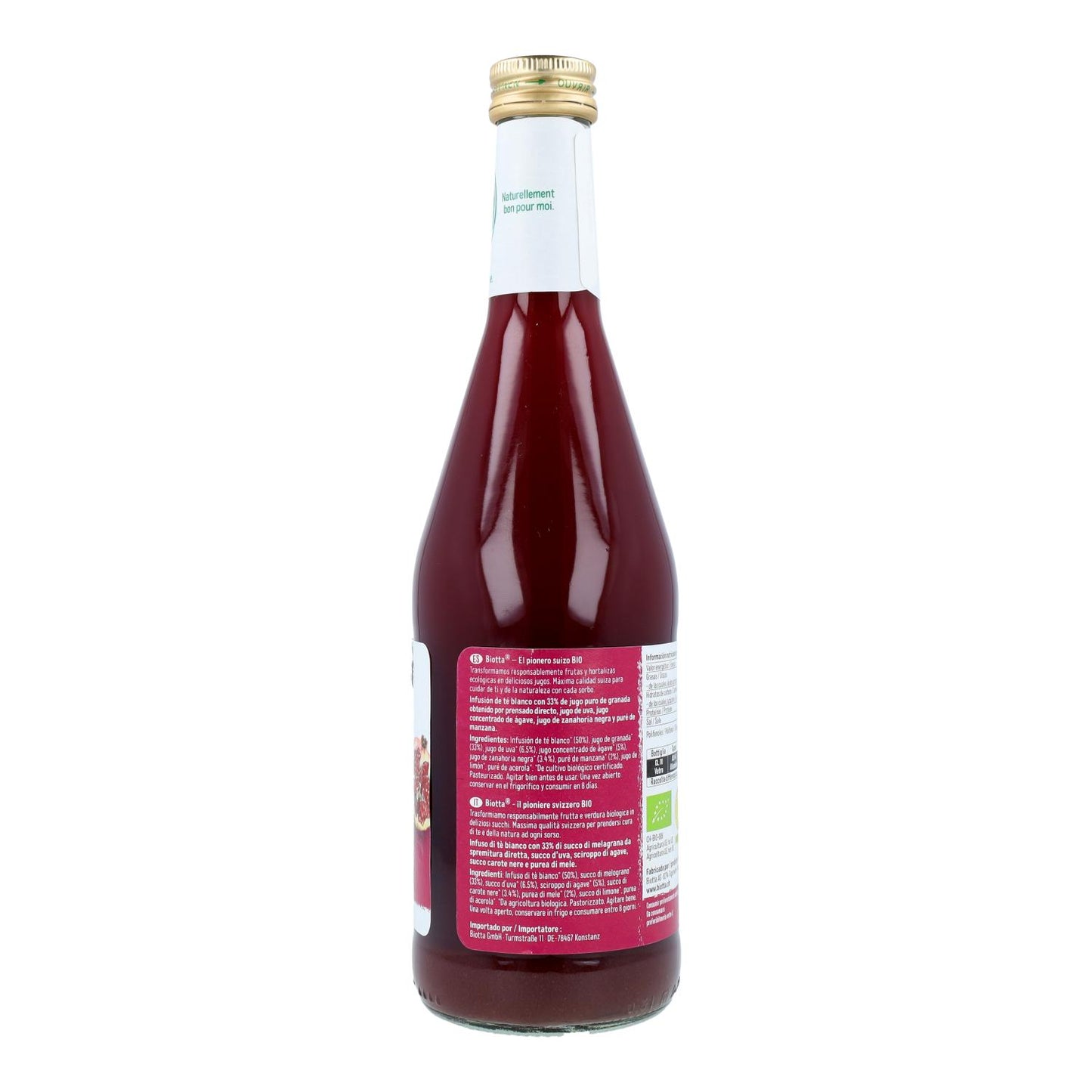 Jugo de Granada Drink Biotta 500 ml