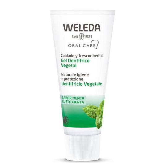 Gel dentífrico vegetal  Weleda, 75 ml
