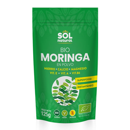 Moringa en polvo bio Sol Natural 125 g