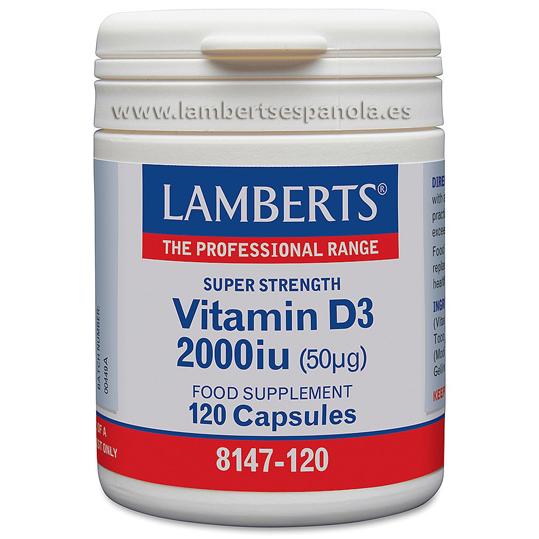 Vitamina D3 2000iu Lamberts 120 cap