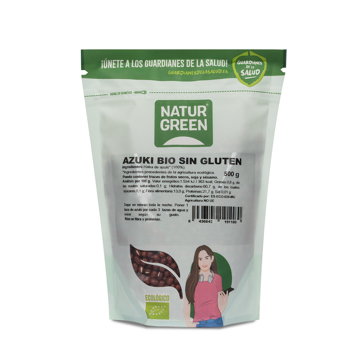 Azuki NaturGreen, 500 g