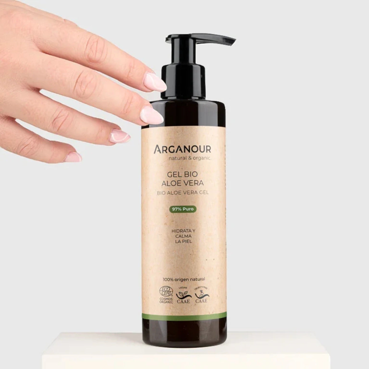 Gel de Aloe Vera 97% Certificado Ecológico Arganour 250 ml