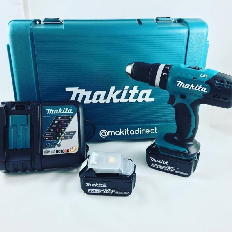Taladro percutor 18V LXT 42Nm 3Ah 2 bat - Makita