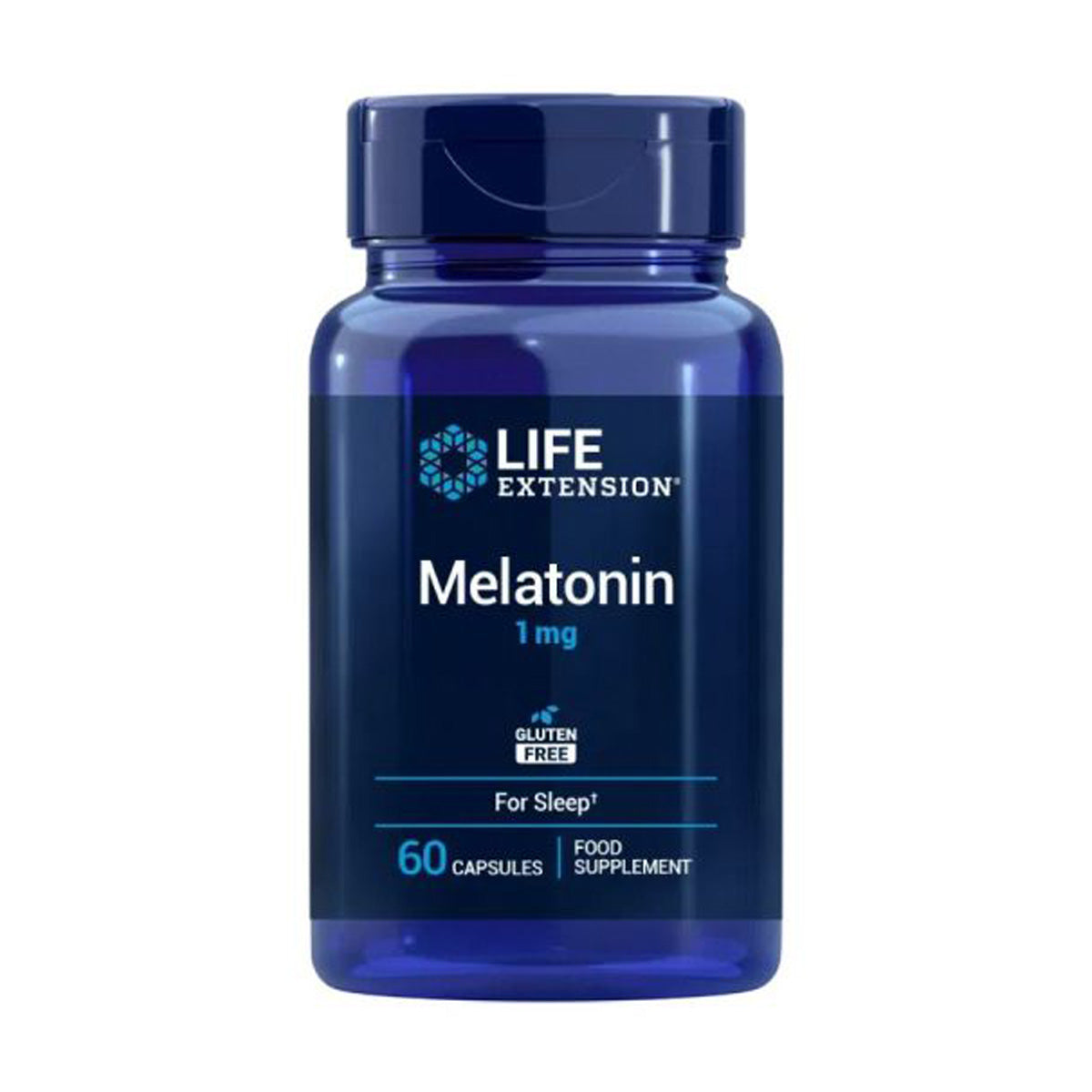Melatonin 1 mg, Life Extension 60 cápsulas