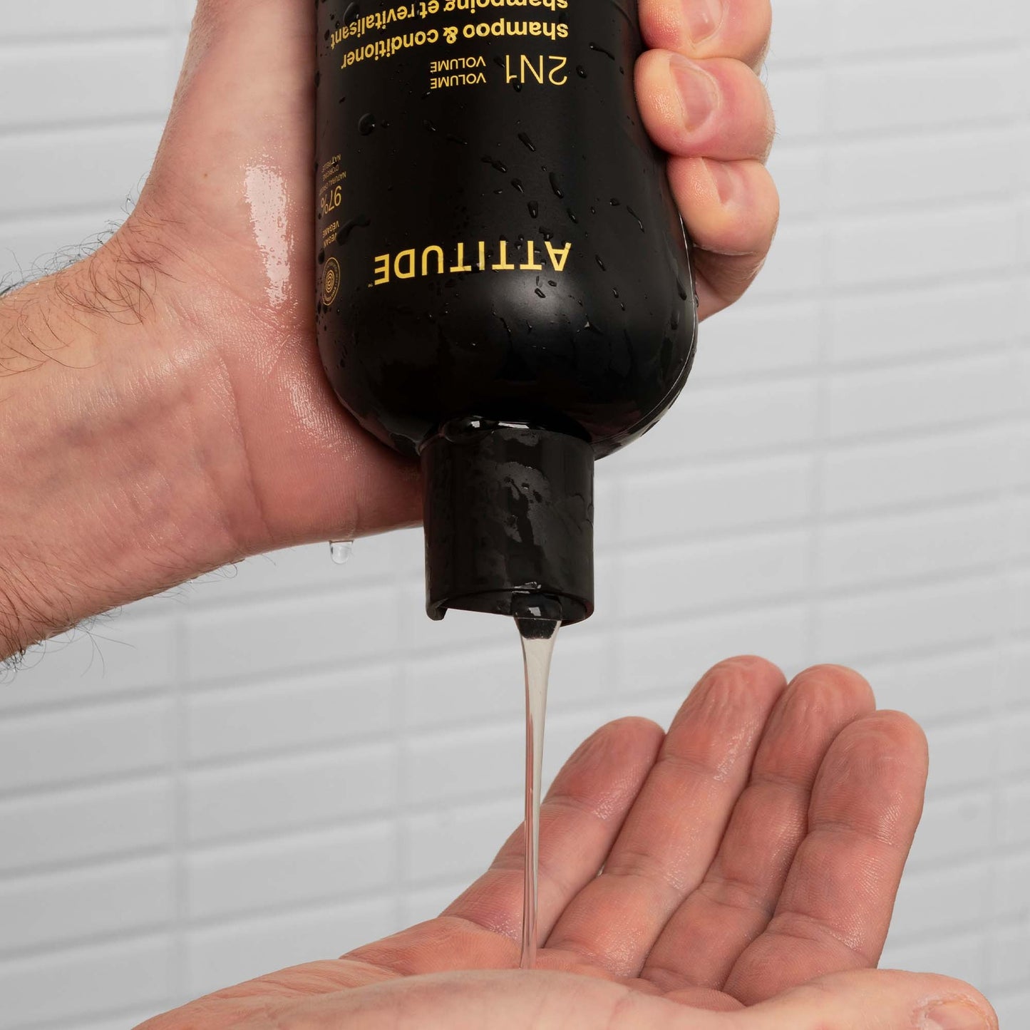 Super leaves Champú y Acondicionador 2 en 1 Volumen Ámbar y Cítricos 415 ml