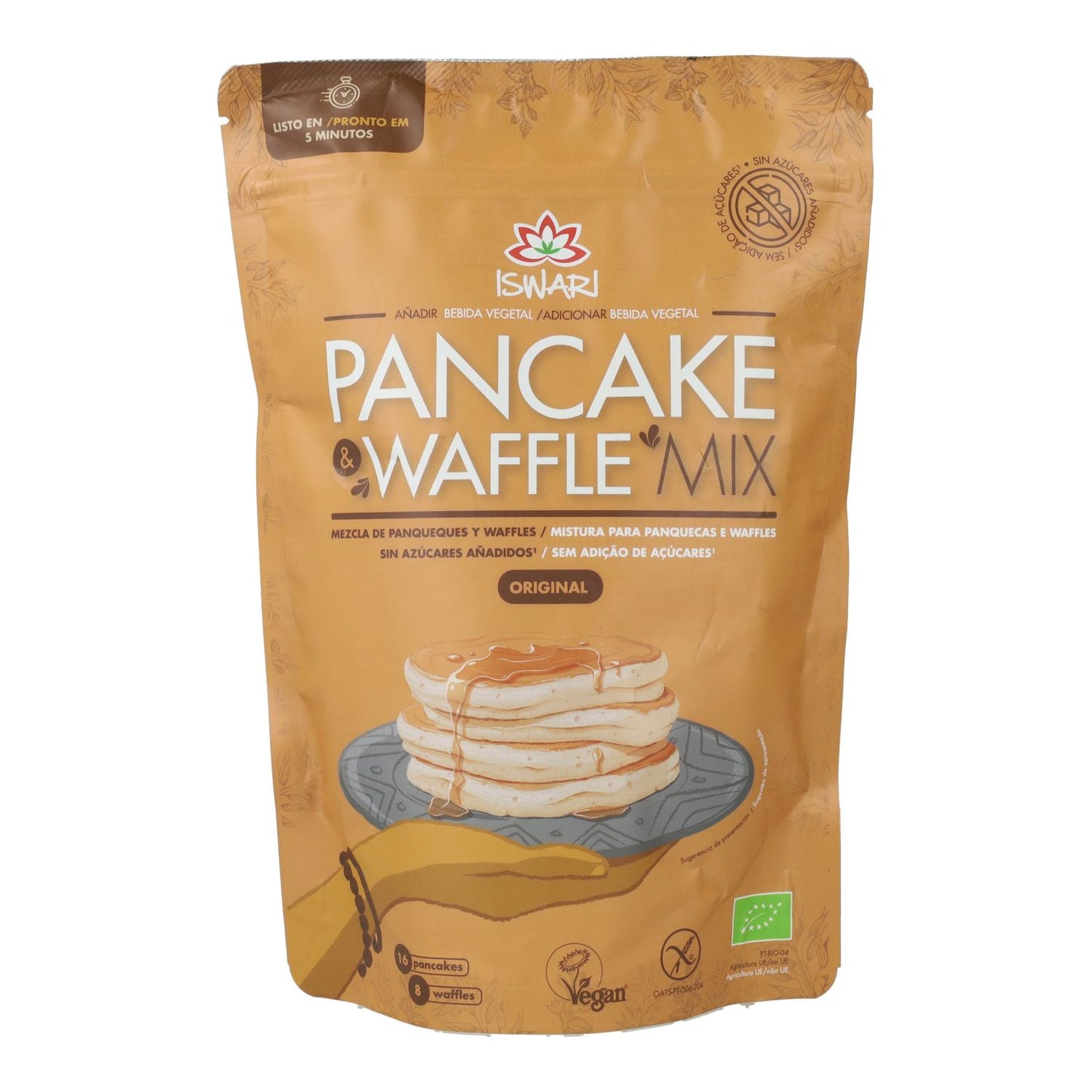 Pancake & Waffle Mix Original Bio ISWARI 400 gr