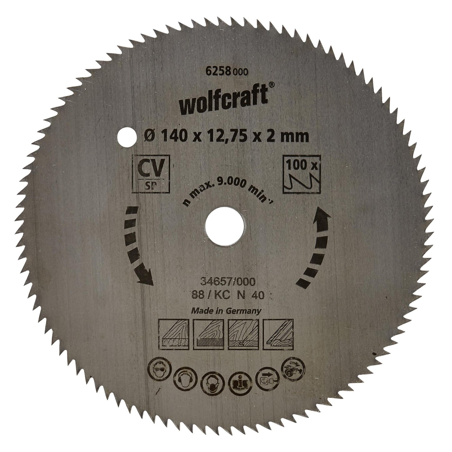 Discos de sierra circular cortes finos Wolfcraft