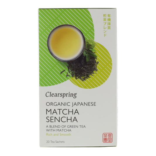 Té verde Matcha ECO Clearspring, 20 bolsitas