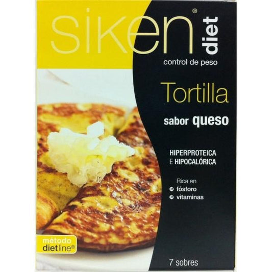 Siken Diet Tortilla 3 Quesos 7 Sobres