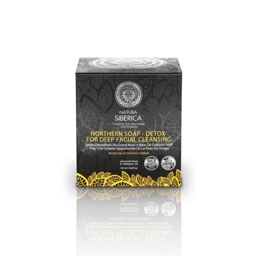 Jabón negro nórdico detox Natura Sibérica 120 ml