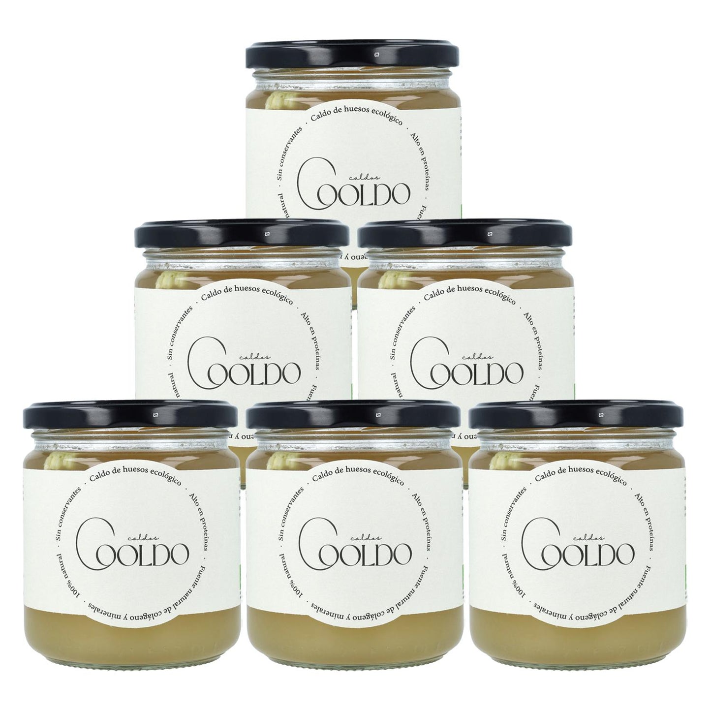 Pack x6 Caldo de huesos Cooldo 300 ml