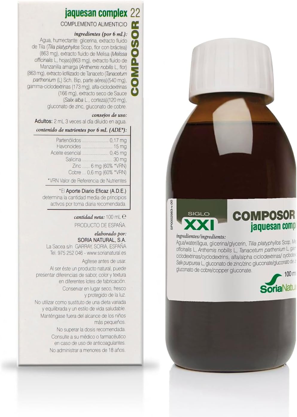 Composor 22 Jaquesan Complex XXI Soria Natural 50 ml