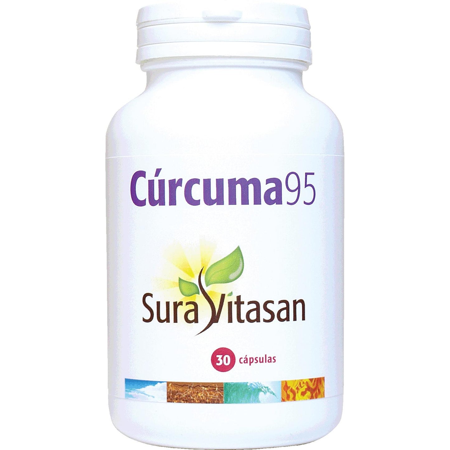 Cúrcuma 95%S 30 Caps con Piperina Sura Vitasan