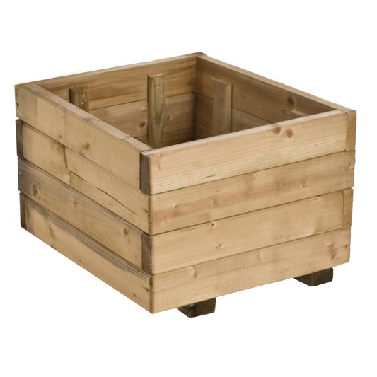 Jardinera madera cuadrada 30 L