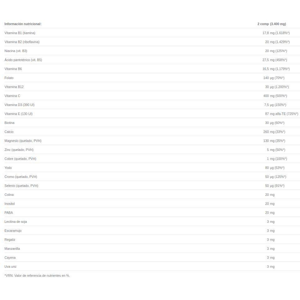 Multi #1Vitaminas & Minerales 60 Comp  Sura Vitasan