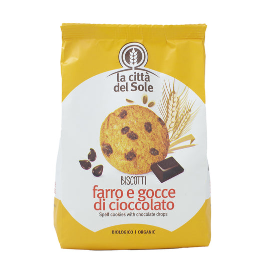 Galletas de Espelta con Chips de Choco La Città del Sole 300g