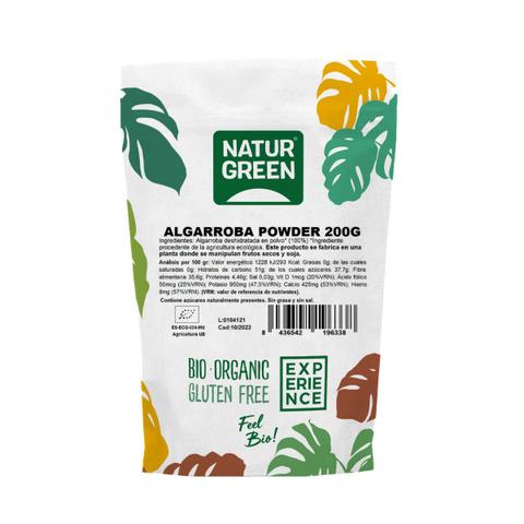 Experience Algarroba Powder Bio Sin Gluten NaturGreen 200 g