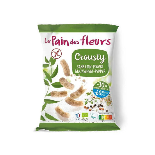Ganchito Crousty de Trigo Sarraceno y PImienta Le Pain des Fleurs 75 g