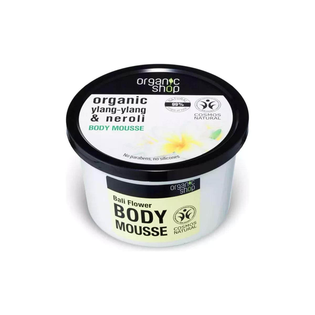 Mousse corporal revitalizante neroli, Organic Shop 250 ml