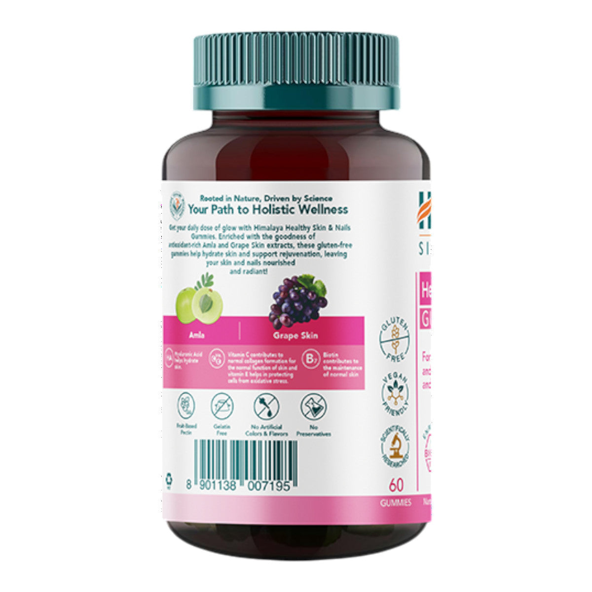 Gummies Salud piel & uñas Himalaya 60 cápsulas