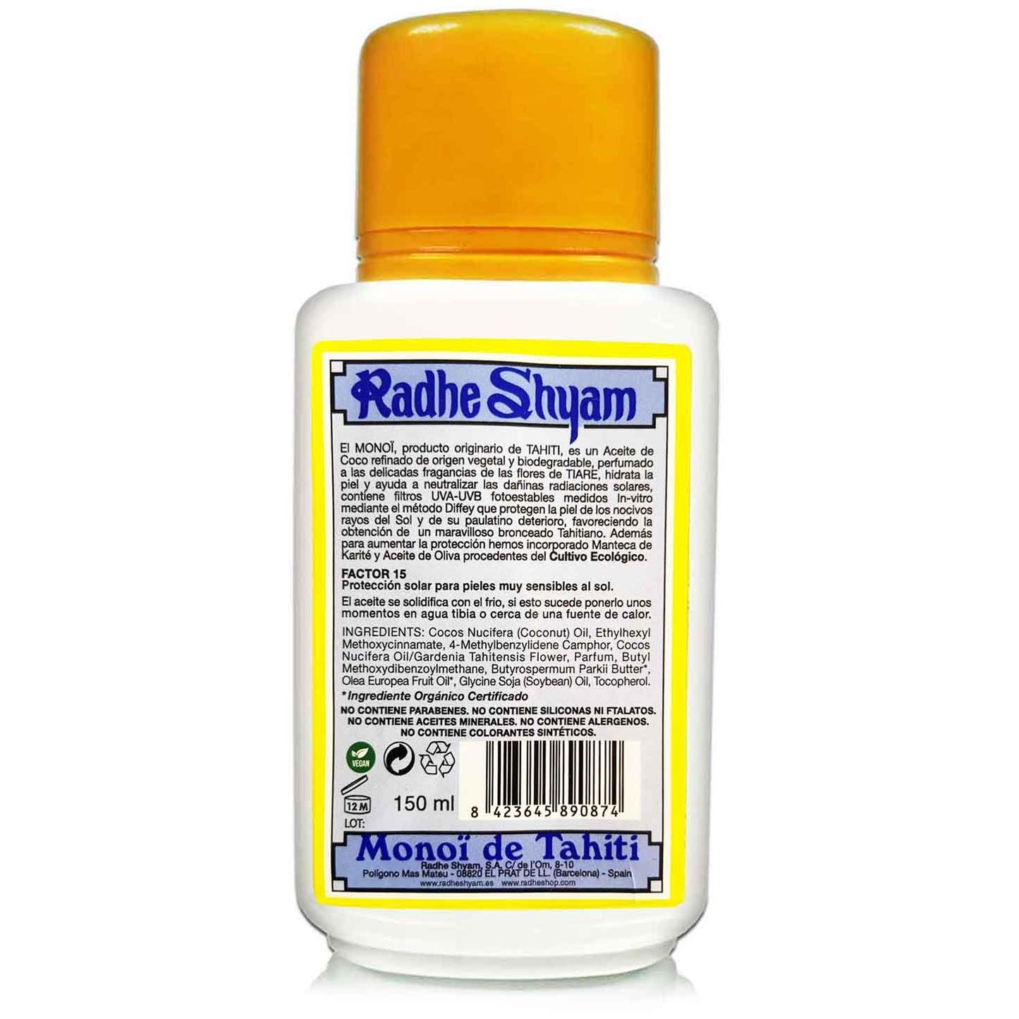 Monoi De Tahiti F.15 Radhe 150 Ml Radhe