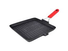 Asador Cuadrado Hierro Fundido BERGNER Barbacoa 26,5x2,1x28 cm