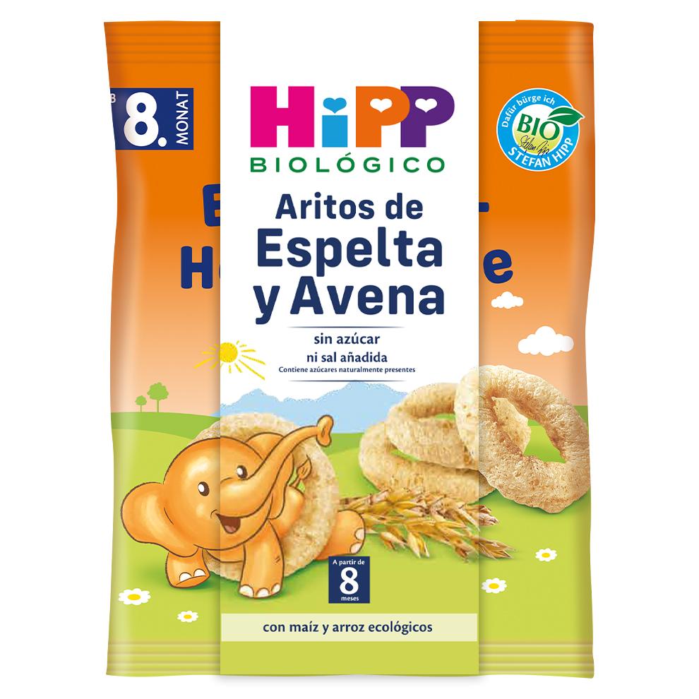 Snacks Infantiles de Avena y Espelta Bio +8 meses HiPP 30 g