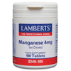 Manganeso Lamberts 100 tabletas