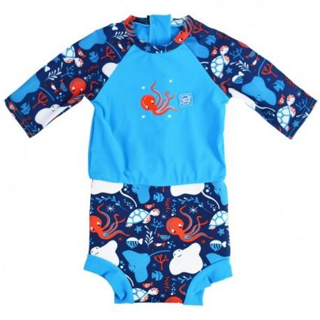 Happy Nappy Traje Solar Under the Sea Splash about