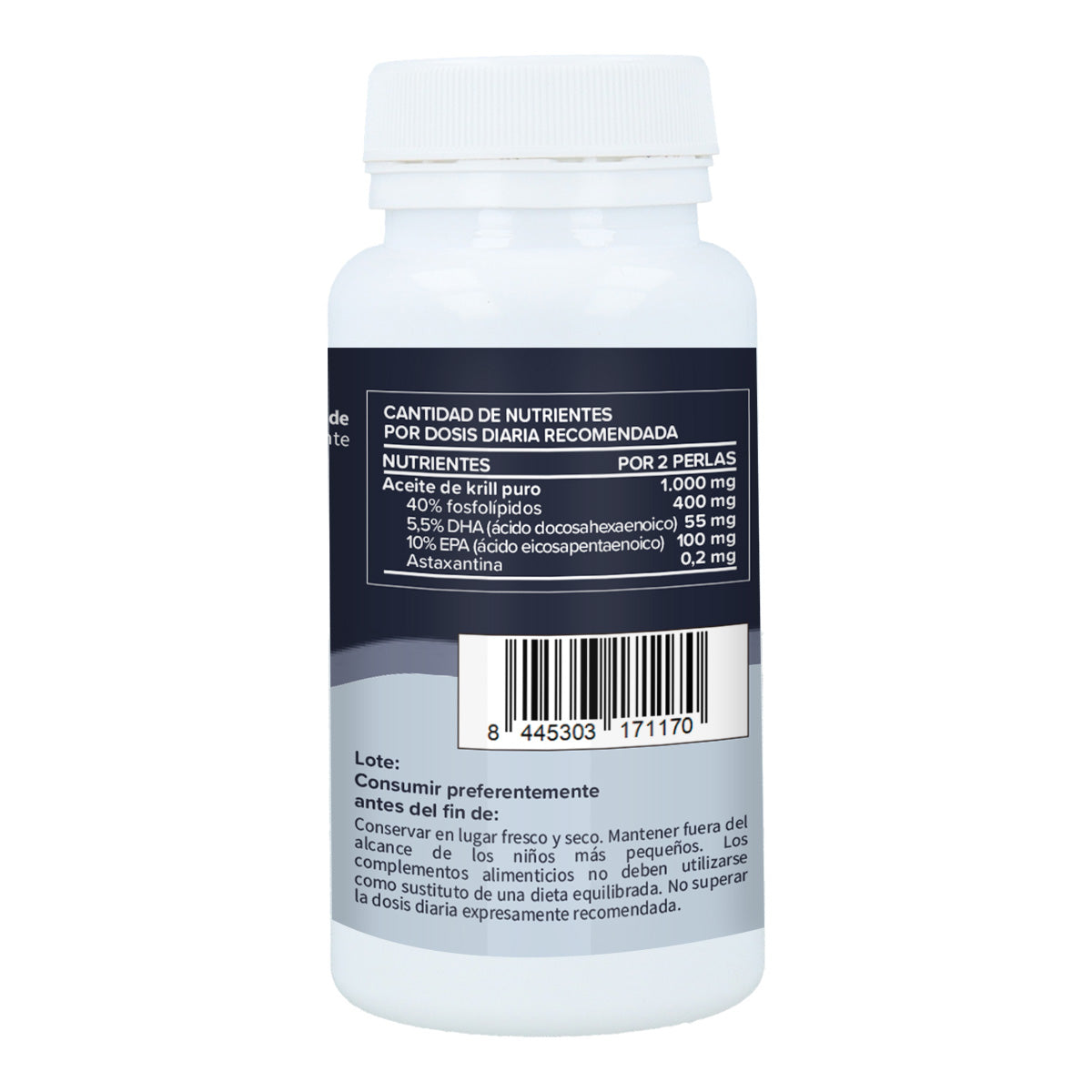 Aceite  de Krill 500mg  Planeta Huerto 60 Perlas