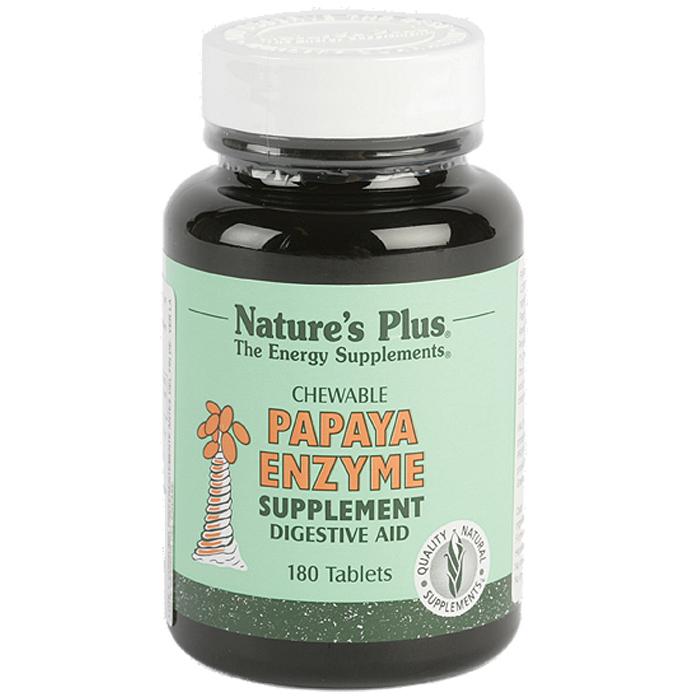 Papaya enzyme Nature's Plus, 180 comprimidos