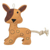 Perro standing cuero Trixie 25 cm marrón