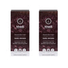 Pack 2x Tinte natural castaño oscuro, Khadi, 100 g