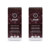 Pack 2x Tinte natural castaño oscuro, Khadi, 100 g
