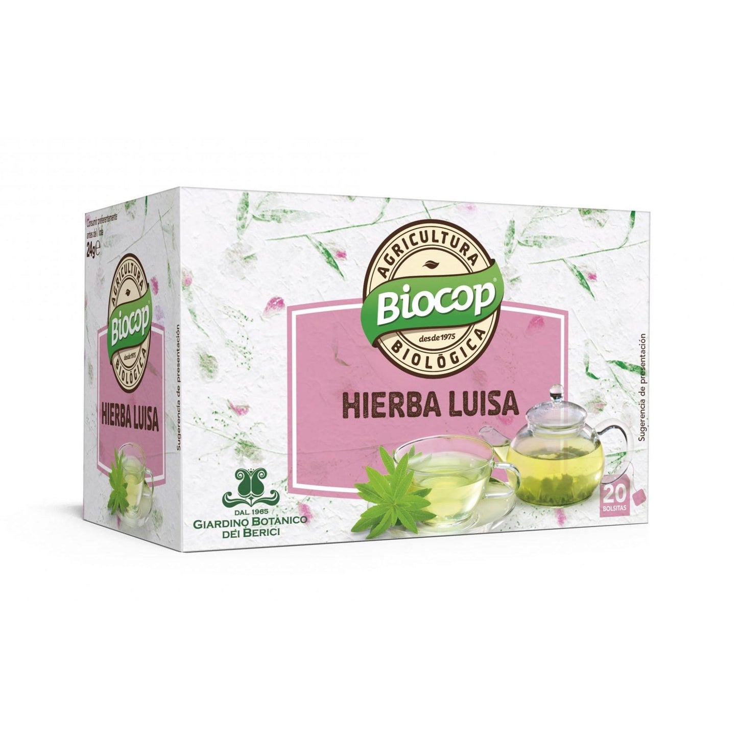 Infusión hierba luisa Biocop, 20 Bolsitas