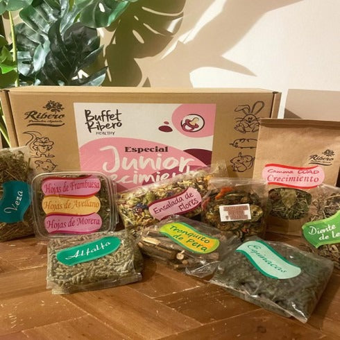 Buffet healthy Junior Crecimiento para conejos y roedores jóvenes Ribero