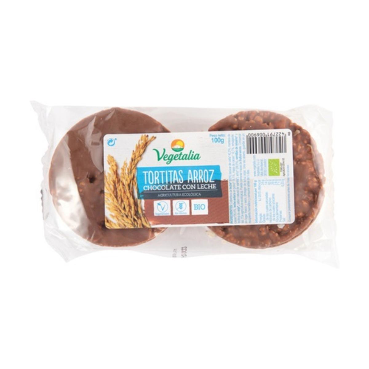 Tortitas de Arroz Chocolate con Leche Vegetalia 100 gr