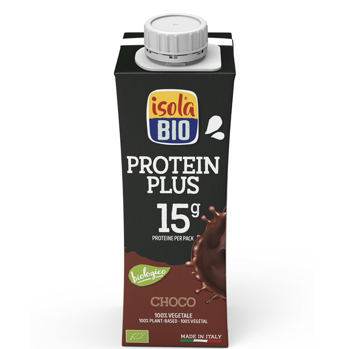 Bebida vegetal protein Plus chocolate Bio, 250ml