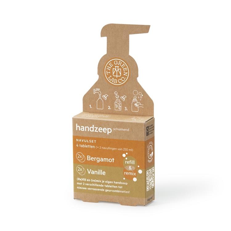 Set Recambios Jabón de manos Bergamota y Vainilla (4 pastillas) The Green Lab