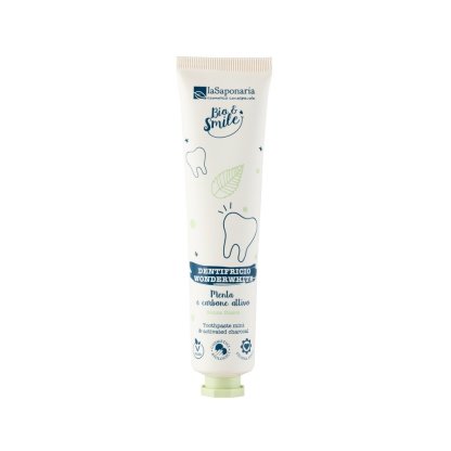 Dentífrico Menta & Charcoal WonderWhite La Saponaria 75ml