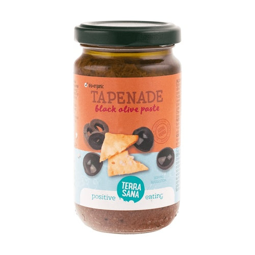 Tapenade de aceitunas negras Terrasana 180 g
