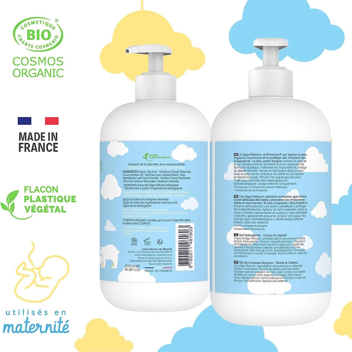 Gel limpiador alga natis 500ml Biarritz