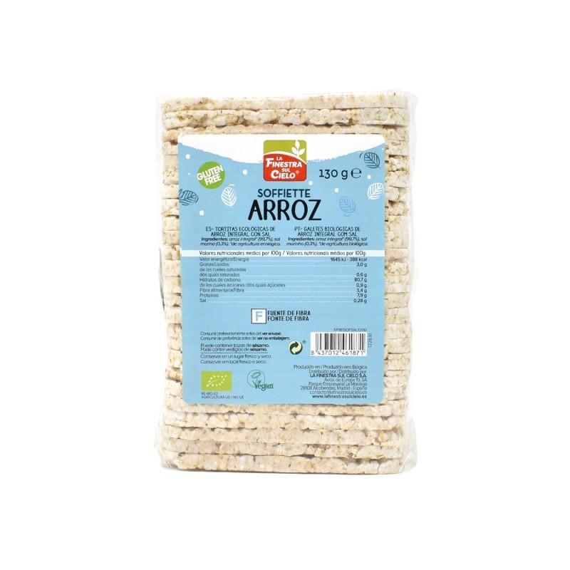 Tortitas de Arroz con Sal La Finestra Sul Cielo 130 g