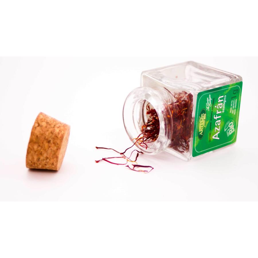 Azafrán Eco en tarro de cristal Artemisbio 1 gr